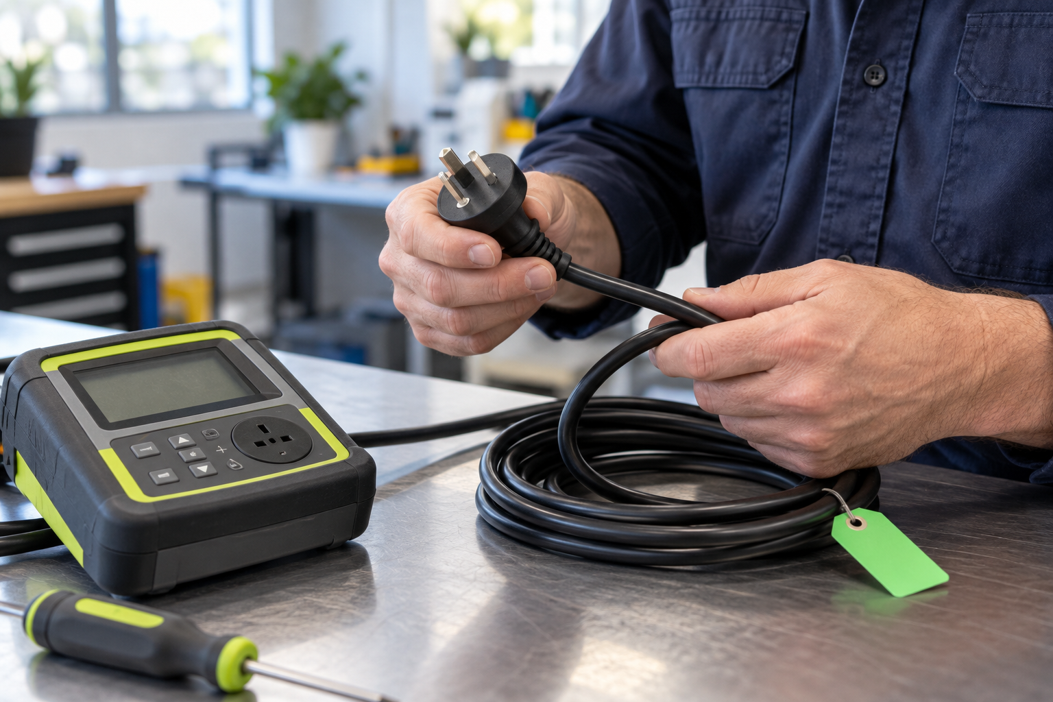 Illustrative electrical safety service